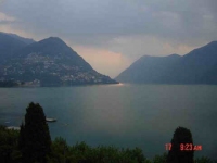 Озеро Лугано, Швейцария.